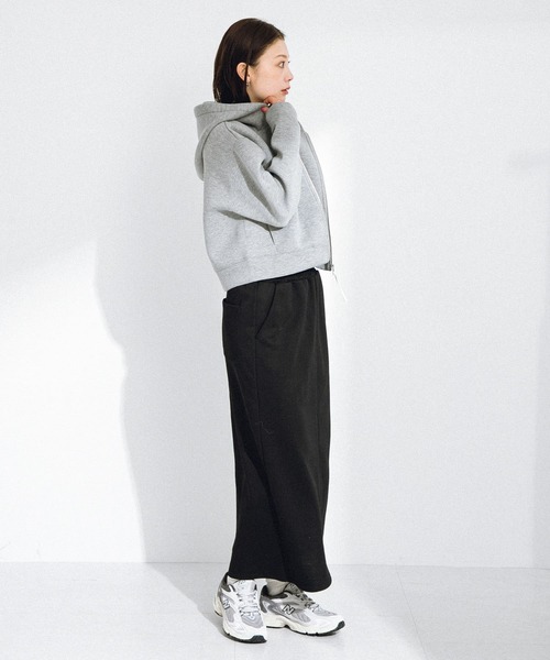 URBAN RESEARCH Sonny Label（アーバンリサーチサニーレーベル）の「ダンボールショートジップパーカー（パーカー・レディース・グレー/ブラック/ベージュ系その他・FREE）」の13枚目の写真