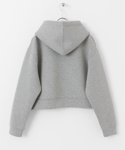 URBAN RESEARCH Sonny Label（アーバンリサーチサニーレーベル）の「ダンボールショートジップパーカー（パーカー・レディース・グレー/ブラック/ベージュ系その他・FREE）」の8枚目の写真