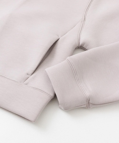 URBAN RESEARCH Sonny Label（アーバンリサーチサニーレーベル）の「ダンボールショートジップパーカー（パーカー・レディース・グレー/ブラック/ベージュ系その他・FREE）」の5枚目の写真