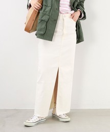 YANUK | 【YANUK】スリットロングデニムスカート-ホワイトWHS(スカート)