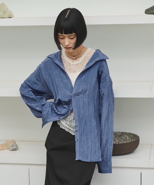 ハーフスリーブレーストップス（Tシャツ/カットソー）｜AIC