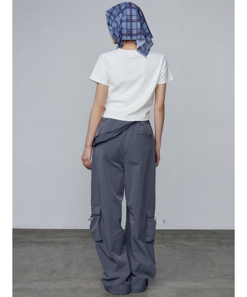 EMODA(エモダ)の「ナイロンドッキングパンツ(その他パンツ・レディース・ブラック/グレー/ホワイト・FREE)」の6枚目の写真