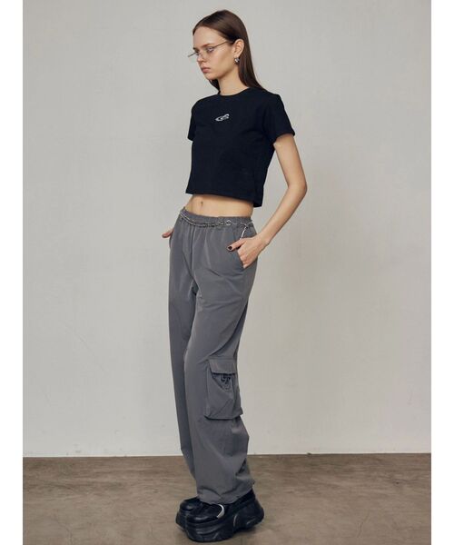 EMODA(エモダ)の「ナイロンドッキングパンツ(その他パンツ・レディース・ブラック/グレー/ホワイト・FREE)」の13枚目の写真