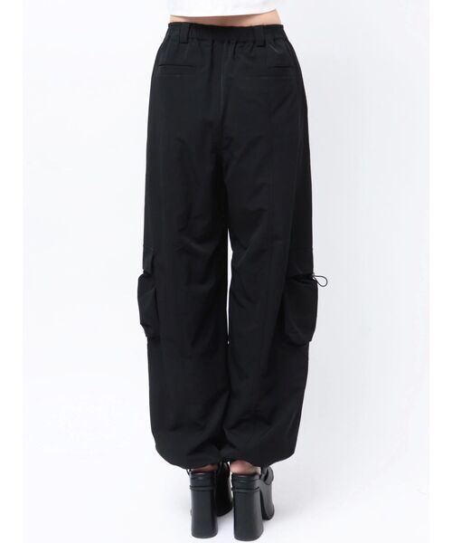 EMODA    今季ナイロンパンツ EMODA パンツ サイドレースナイロンパンツ レディース