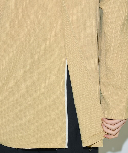 PUBLIC TOKYO（パブリックトウキョウ）の「ツイードオーバージャケット（テーラードジャケット・レディース・ベージュ/グレー・1/2）」の13枚目の写真