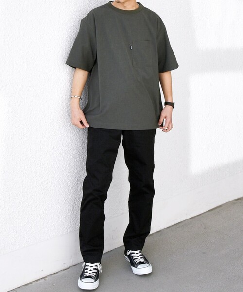 SHIPS any:〈吸水速乾〉Rapidry スピンドル リラックス Tシャツ