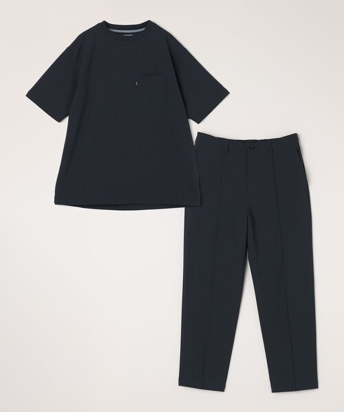 SHIPS any（シップス エニィ）の「SHIPS any:〈吸水速乾〉Rapidry スピンドル リラックス Tシャツ(セットアップ対応)◇（Tシャツ/カットソー・メンズ・ネイビー/ブラック/オリーブ/グレー/ダークグレー・SMALL/MEDIUM/LARGE）」の21枚目の写真
