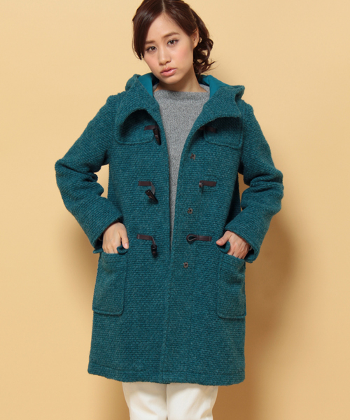 LBC（エルビーシー）の「ポップコーンスライバーダッフル（ダッフルコート・レディース・ダークグレー/ダークブルー/ライトグレー・LARGE/MEDIUM）」の3枚目の写真