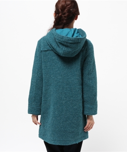 LBC（エルビーシー）の「ポップコーンスライバーダッフル（ダッフルコート・レディース・ダークグレー/ダークブルー/ライトグレー・LARGE/MEDIUM）」の5枚目の写真