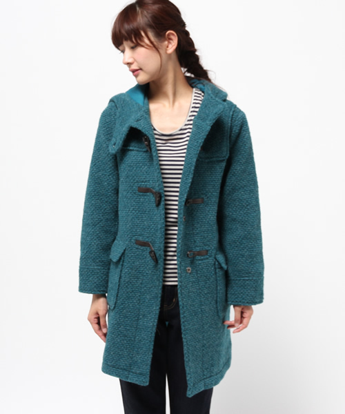 LBC（エルビーシー）の「ポップコーンスライバーダッフル（ダッフルコート・レディース・ダークグレー/ダークブルー/ライトグレー・LARGE/MEDIUM）」の6枚目の写真