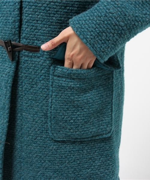 LBC（エルビーシー）の「ポップコーンスライバーダッフル（ダッフルコート・レディース・ダークグレー/ダークブルー/ライトグレー・LARGE/MEDIUM）」の9枚目の写真