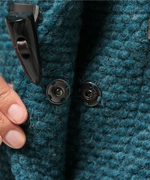 LBC（エルビーシー）の「ポップコーンスライバーダッフル（ダッフルコート・レディース・ダークグレー/ダークブルー/ライトグレー・LARGE/MEDIUM）」の12枚目の写真