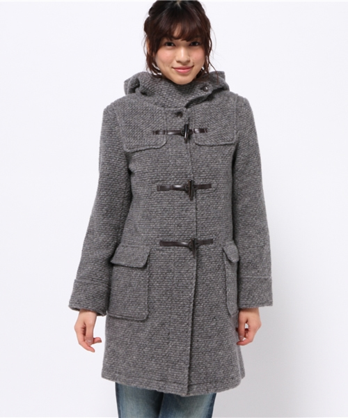 LBC（エルビーシー）の「ポップコーンスライバーダッフル（ダッフルコート・レディース・ダークグレー/ダークブルー/ライトグレー・LARGE/MEDIUM）」の15枚目の写真