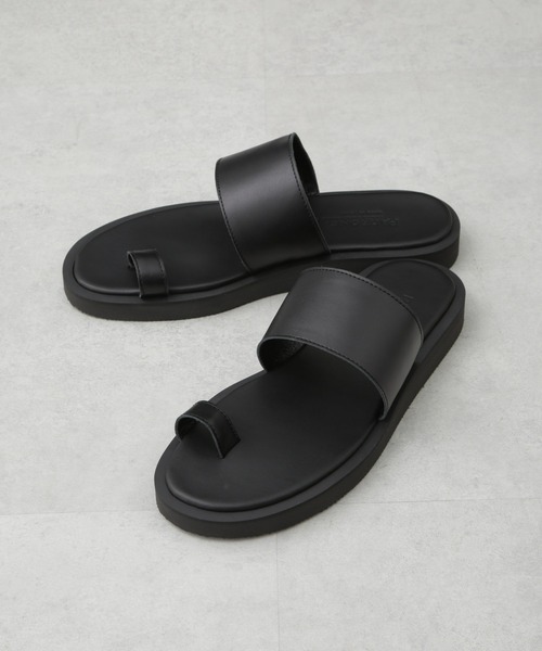 PADRONE THE STANDARD LINE/別注 THONG SANDAL / 指ぬきレザーサンダル