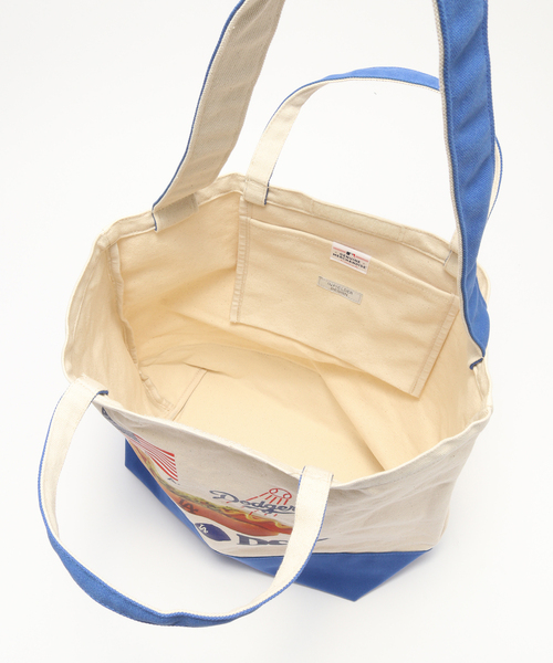 MLB（メジャーリーグベースボール）の「INFIELDER DESIGN / インフィールダーデザイン MLB LA HOT DOG TOTE（ショルダーバッグ・メンズ・ブルー系その他・FREE）」の5枚目の写真