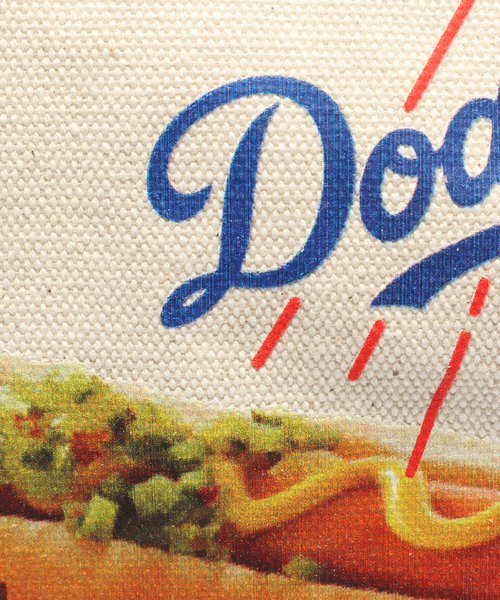 MLB（メジャーリーグベースボール）の「INFIELDER DESIGN / インフィールダーデザイン MLB LA HOT DOG TOTE（ショルダーバッグ・メンズ・ブルー系その他・FREE）」の7枚目の写真