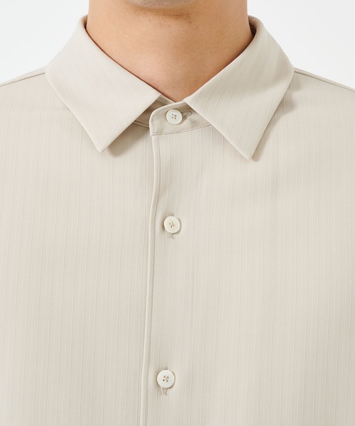 STUDIOUS(ステュディオス)の「CORD STRIPE SHIRTS(シャツ/ブラウス・メンズ・ライトベージュ/ブラック・2/1)」の12枚目の写真
