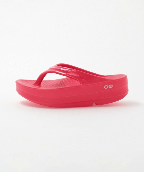 OOFOS ベージュ 厚底ビーチサンダル EU 37 OOFOS＞OOmega サンダル（サンダル）｜OOFOS（ウーフォス）の