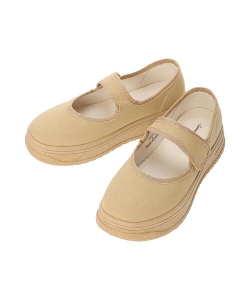 Samansa Mos2（サマンサ モスモス）の「キャンバスストラップスニーカー（スニーカー・レディース・ブラック/キャメル・S/M/L/XL）」の12枚目の写真