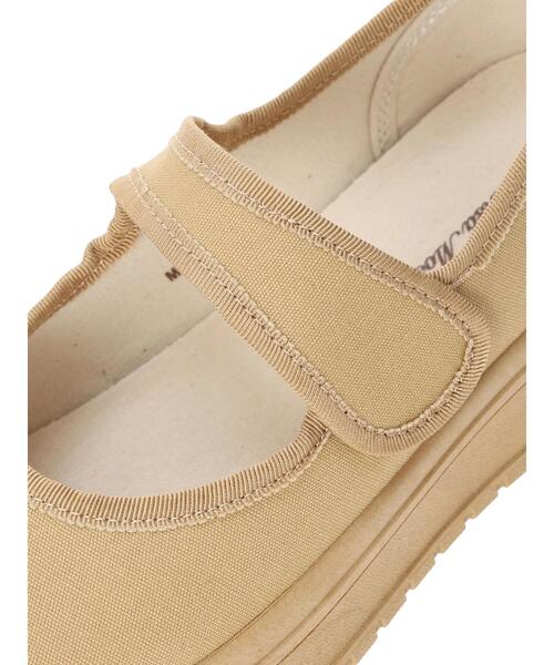 Samansa Mos2（サマンサ モスモス）の「キャンバスストラップスニーカー（スニーカー・レディース・ブラック/キャメル・S/M/L/XL）」の5枚目の写真