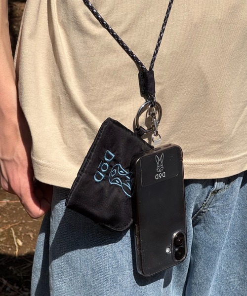 DOD（ディーオーディー）の「【DOD別注】トビダセキラゴッツ（スマホグッズ・レディース・ブラック/グレー・ONE SIZE）」の9枚目の写真