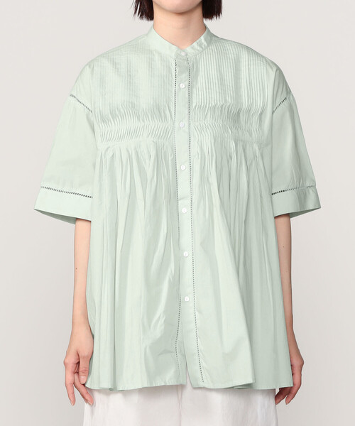 INDIAN INDUSTRY ピンタックシャツ INDIAN INDUSTRY ピンタックシャツ