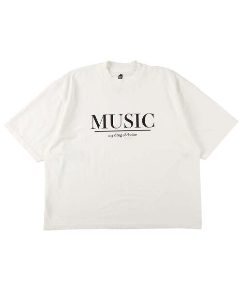 【週末価格へお値下】ISNESS MUSIC Tシャツ セール】ISNESS MUSIC / イズネス ミュージック MUSIC MY DRAG T