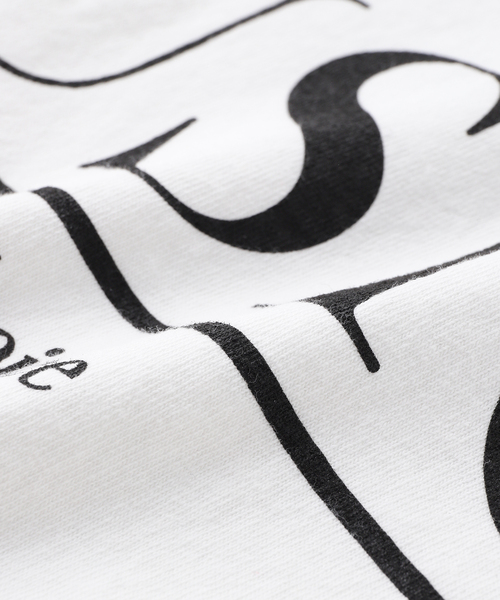 is-ness（イズネス）の「ISNESS MUSIC / イズネス ミュージック MUSIC MY DRAG T-SHIRT（Tシャツ/カットソー・メンズ・ホワイト/ブラック・LARGE/MEDIUM）」の6枚目の写真