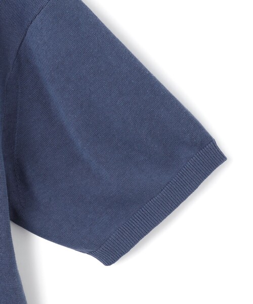 J.PRESS YORK STREET(ジェイプレスヨークストリート)の「【UNISEX】ニットポロシャツ(ポロシャツ・メンズ・ライトグレー系/ネイビー系/ダルブルー系/オレンジ系・SMALL/MEDIUM/LARGE)」の7枚目の写真