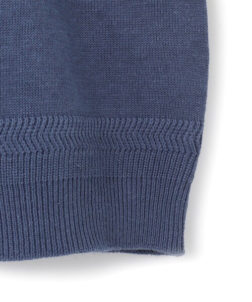 J.PRESS YORK STREET(ジェイプレスヨークストリート)の「【UNISEX】ニットポロシャツ(ポロシャツ・メンズ・ライトグレー系/ネイビー系/ダルブルー系/オレンジ系・SMALL/MEDIUM/LARGE)」の8枚目の写真