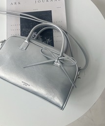 AS KNOW AS plus（アズノゥアズプラス）の「◇フェイクレザー 2WAY リボンミニボストンバッグ（ボストンバッグ）」