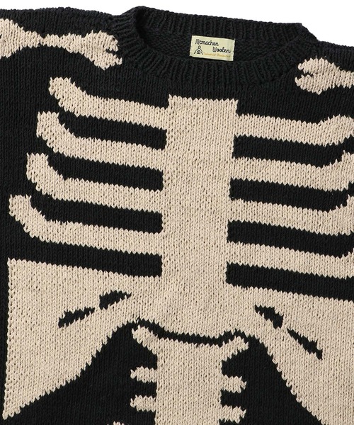 niche.(ニッチ)の「MacMahon Knitting Mills L/S Crew Neck Knit-Bone マクマホン ニッティング ミルズ ニッチ(ニット/セーター・メンズ・ブラック・FREE)」の3枚目の写真