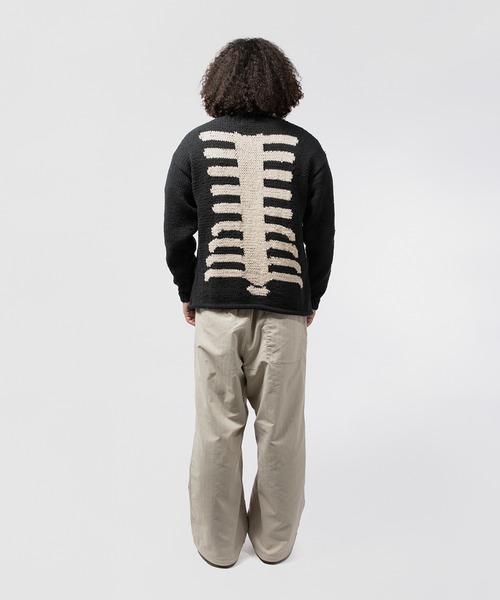 niche.(ニッチ)の「MacMahon Knitting Mills L/S Crew Neck Knit-Bone マクマホン ニッティング ミルズ ニッチ(ニット/セーター・メンズ・ブラック・FREE)」の5枚目の写真