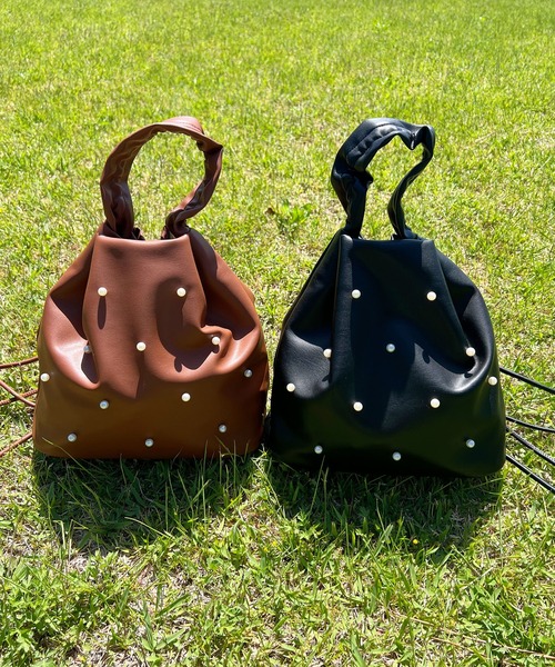 noon様３点セット カヌ×MONO-MART LADY'S】3WAY パール付き バケット ハンドバッグ