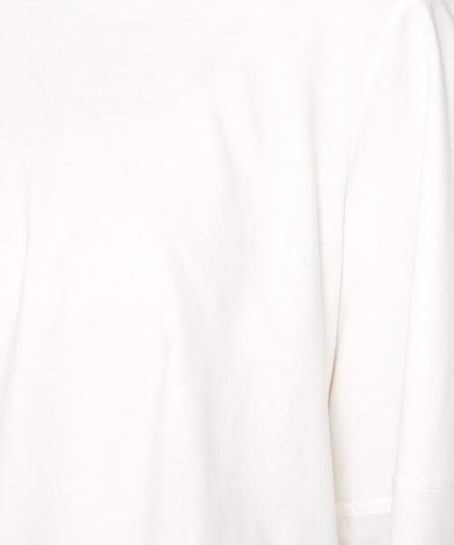 cloenc（クロエンス）の「【マシンウォッシュ】フレアTシャツ（Tシャツ/カットソー・レディース・ブラック/ホワイト/ピンク/ブラウン系その他・02）」の8枚目の写真