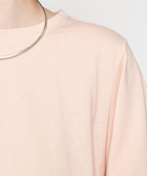 cloenc（クロエンス）の「【マシンウォッシュ】フレアTシャツ（Tシャツ/カットソー・レディース・ブラック/ホワイト/ピンク/ブラウン系その他・02）」の12枚目の写真