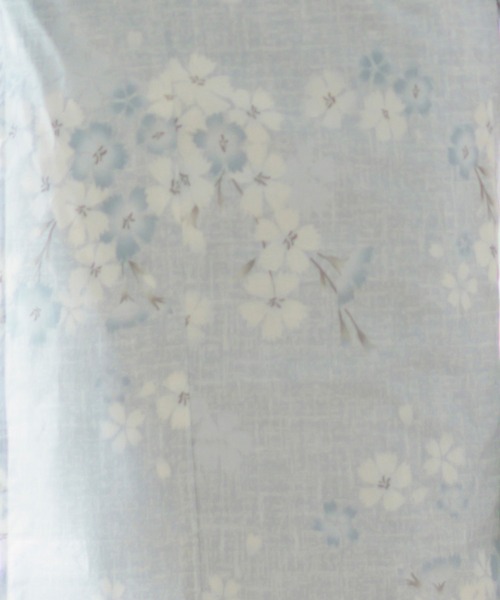 Rebloom（リブルーム Rebloom Reb loom）の「【1人で着られる浴衣4点セット】浴衣・兵児帯・腰紐2本《夏花浴衣》（浴衣・レディース・ブルー系1/ブルー系2/グレー系/ネイビー系/ブルー系3/ブラック系/ホワイト系1/ホワイト系2・FREE）」の17枚目の写真