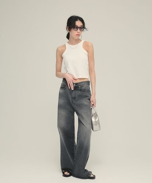 eL（エル）の「【eL】Short Seamless Cup Top/492725（タンクトップ・レディース・ホワイト/ブラウン/ブラック・FREE）」の5枚目の写真