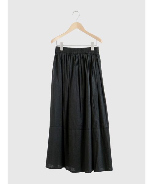 FIKA.(フィーカ)の「Cotton gathered skirt(スカート・レディース・アイボリー/ブラック・MEDIUM)」の19枚目の写真