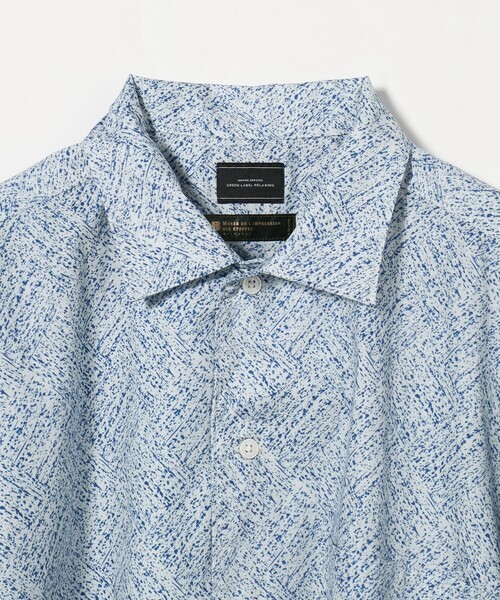green label relaxing(グリーンレーベルリラクシング)の「MULHOUSE オープンカラーシャツ(シャツ/ブラウス・メンズ・ブラック/コバルトブルー/ダークブラウン・XL/L/M/S)」の18枚目の写真