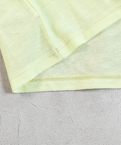 MARKEY'S（マーキーズ）の「梨地プリーツカラータンクトップ（タンクトップ・キッズ・オフホワイト/イエロー/チャコール・90/100/110/120/130/140/150）」の14枚目の写真