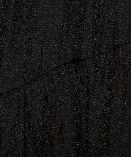 mysty woman（ミスティウーマン）の「アシメランダムギャザースカート 497382（スカート・レディース・アイボリー/ブラック/ブルー系その他・FREE）」の17枚目の写真