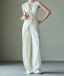 sleeveless tops pants set up