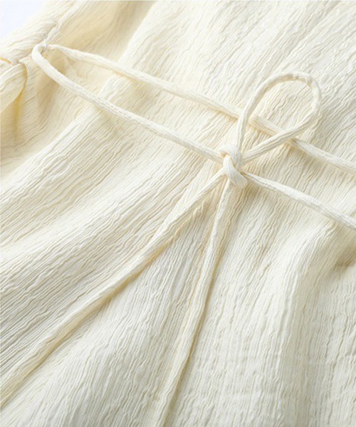 SUWDEE(スーディー)の「sleeveless tops pants set up(セットアップ・レディース・アイボリー/ブラック・FREE)」の15枚目の写真