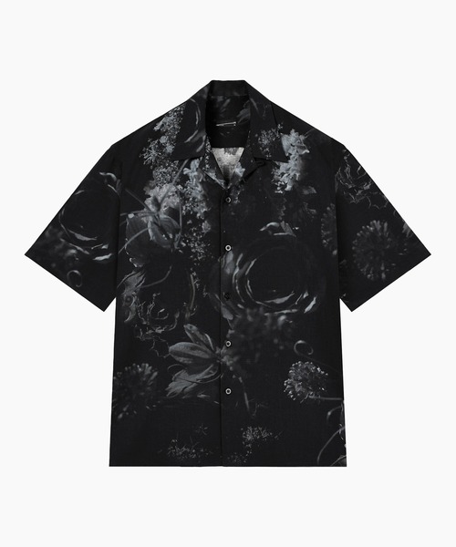 LAD MUSICIAN（ラッドミュージシャン）の「MONE HANA SHORT SLEEVE OPEN COLLAR SHIRT（シャツ/ブラウス・メンズ・グレー/ブルー/ローズ・42/44/46）」の2枚目の写真
