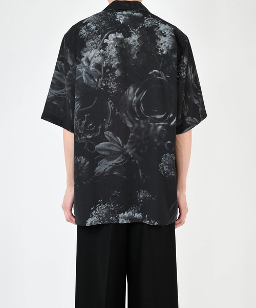 LAD MUSICIAN（ラッドミュージシャン）の「MONE HANA SHORT SLEEVE OPEN COLLAR SHIRT（シャツ/ブラウス・メンズ・グレー/ブルー/ローズ・42/44/46）」の5枚目の写真