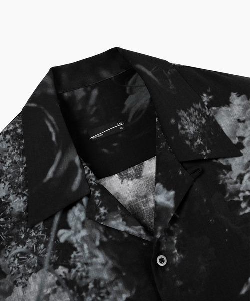 LAD MUSICIAN（ラッドミュージシャン）の「MONE HANA SHORT SLEEVE OPEN COLLAR SHIRT（シャツ/ブラウス・メンズ・グレー/ブルー/ローズ・42/44/46）」の6枚目の写真