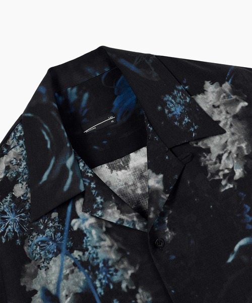 LAD MUSICIAN（ラッドミュージシャン）の「MONE HANA SHORT SLEEVE OPEN COLLAR SHIRT（シャツ/ブラウス・メンズ・グレー/ブルー/ローズ・42/44/46）」の8枚目の写真