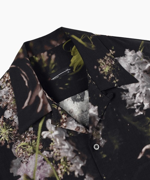 LAD MUSICIAN（ラッドミュージシャン）の「MONE HANA SHORT SLEEVE OPEN COLLAR SHIRT（シャツ/ブラウス・メンズ・グレー/ブルー/ローズ・42/44/46）」の10枚目の写真