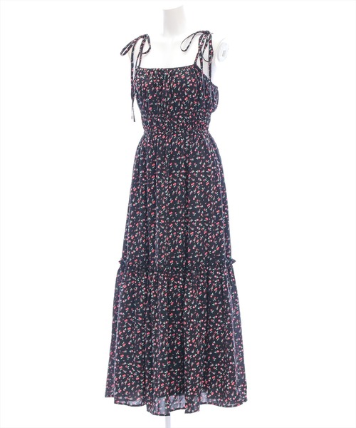 clear（クリア）の「【低身長サイズ有】肩リボン花柄キャミワンピース[大人フェミニン スタイルアップ]（ワンピース・レディース・ホワイト系その他/ブラック系その他・F/XS）」の5枚目の写真